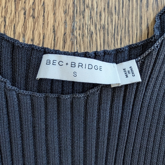 bec + bridge Black Sleeveless Mini Dress - Picture 2 of 7